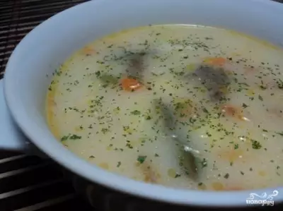 Грибной суп из замороженных шампиньонов