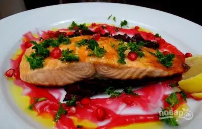 Рыба под соусом на сковороде