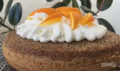 Шоколадный пирог с апельсинами