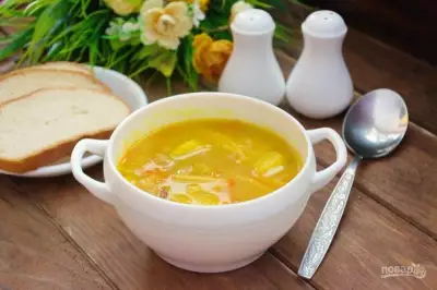 Суп с фасолью и лапшой