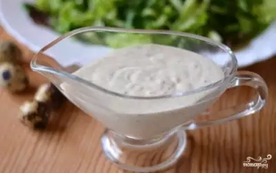 Соус из йогурта для салата