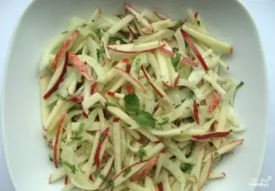 Салат из фенхеля с яблоками