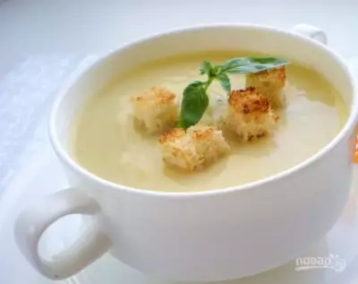 Суп-пюре простой из кабачков