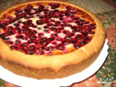 Тесто для пирога с ягодами