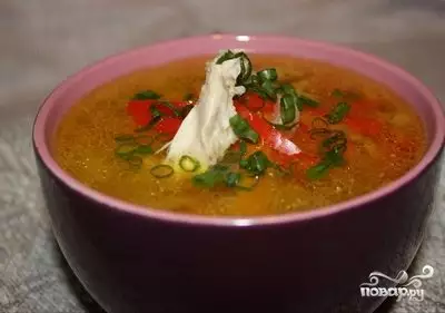 Суп из сладкого перца