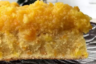 Апельсиновый пирог (нежный масляный бисквит)