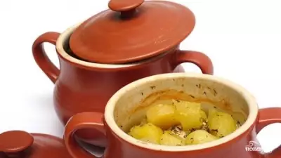 Картошка в горшочках в духовке