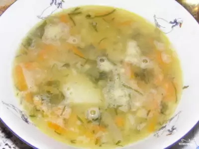 Гороховый суп с сельдереем