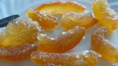 Апельсиновые корки в сахаре