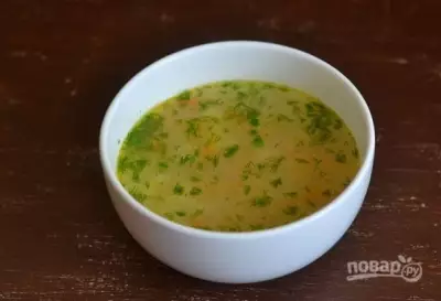 Рыбный суп с консервами