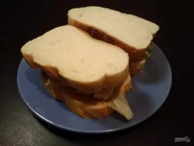 Сэндвичи с курицей и сыром