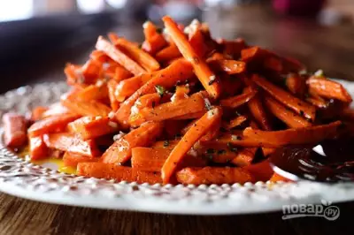 Пряная запеченная морковь