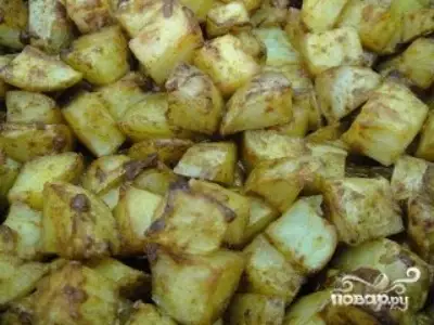 Картофель в духовке с пармезаном