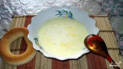 Молочный суп с картофелем