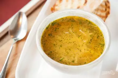 Суп из зеленой гречки простой