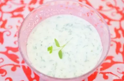 Соус для салата из йогурта