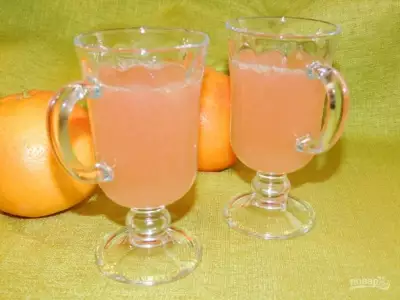 Напиток из грейпфрута с имбирем