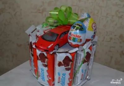 Торт из конфет на день рождения мальчику