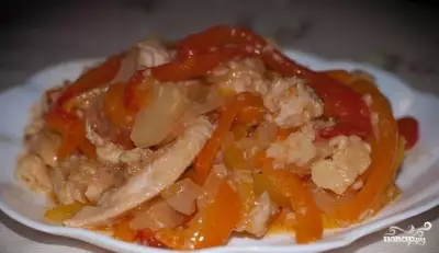 Курица по-пекински в кисло-сладком соусе