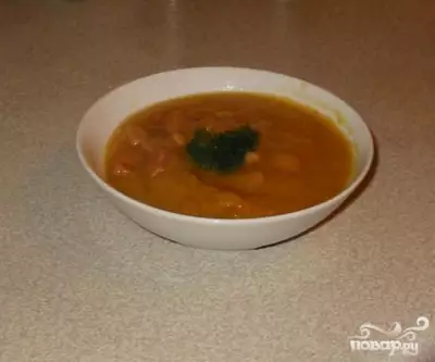Суп с горохом и окороком