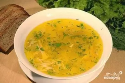 Суп с макаронами в мультиварке