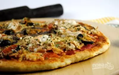 Быстрый рецепт пиццы в духовке