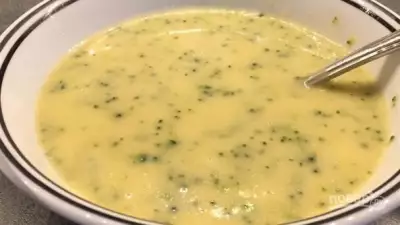 Суп с плавленым сыром