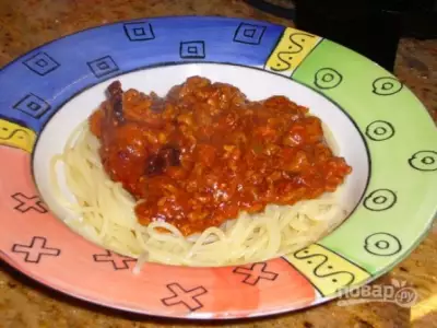 Спагетти с соусом долмио