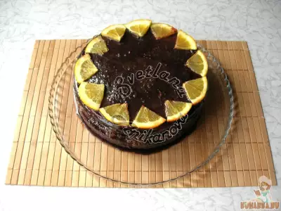 Торт «Бразилия» с апельсиновым конфи