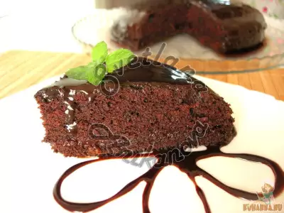 Супер влажный шоколадный торт без Яиц!