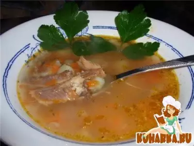 Суп из копченой салаки