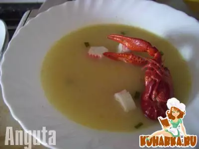 Суп с кокосом и раками sopa de coco y cangrejo