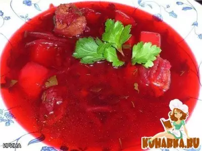 Красный суп