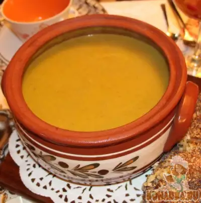 Овощной суп-пюре.