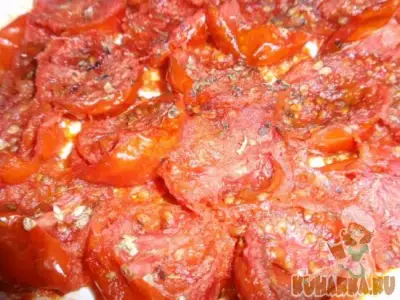 Ароматные помидоры, запеченные в микроволновке