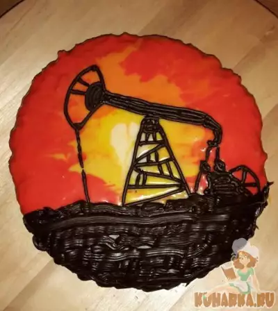 Торт "Нефтянику"