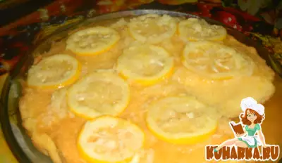 Влажный лимонный пирог