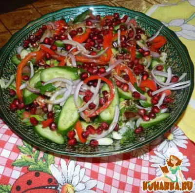 Салат с сёмгой и цветной капустой