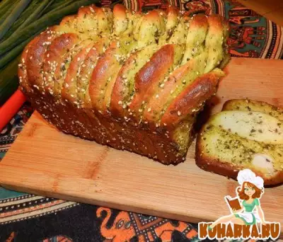 Сербский хлеб "Погачице" на ряженке