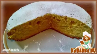 Апельсиновый пирог с грушами