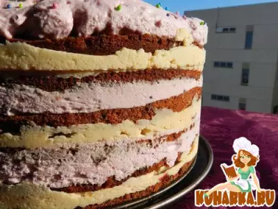 Торт разноцветная прага