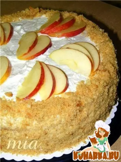 Торт "Яблочный мусс" (Apfelmusstorte)