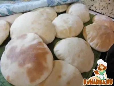 Традиционный арабский хлеб - Пита (без начинки) с русскими дополнениями!!!
