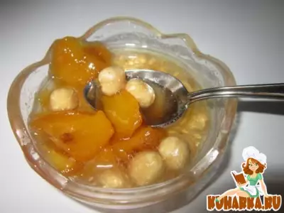 Варенье из персиков с орешками и медом