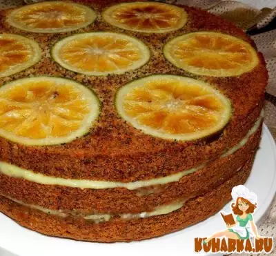 Торт "Апельсиновая карусель"