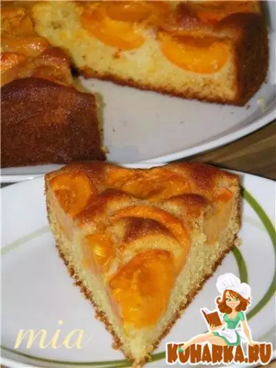 Абрикосово-сливовый пирог с марципаном (Aprikosen-Pflaumen-Marzipan-Kuchen)
