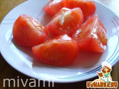 Помидоры в салатной заправке-Tomaten in Salat Kreuterdressing