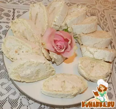 Меренговый рулет mascarpone meringue roulade