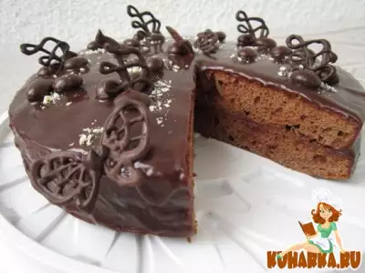 Шоколадный торт «Сметанник».
