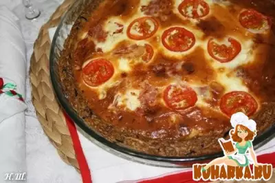 Итальянский томатно-рисовый тарт- Pomodoro italiano e riso torta.